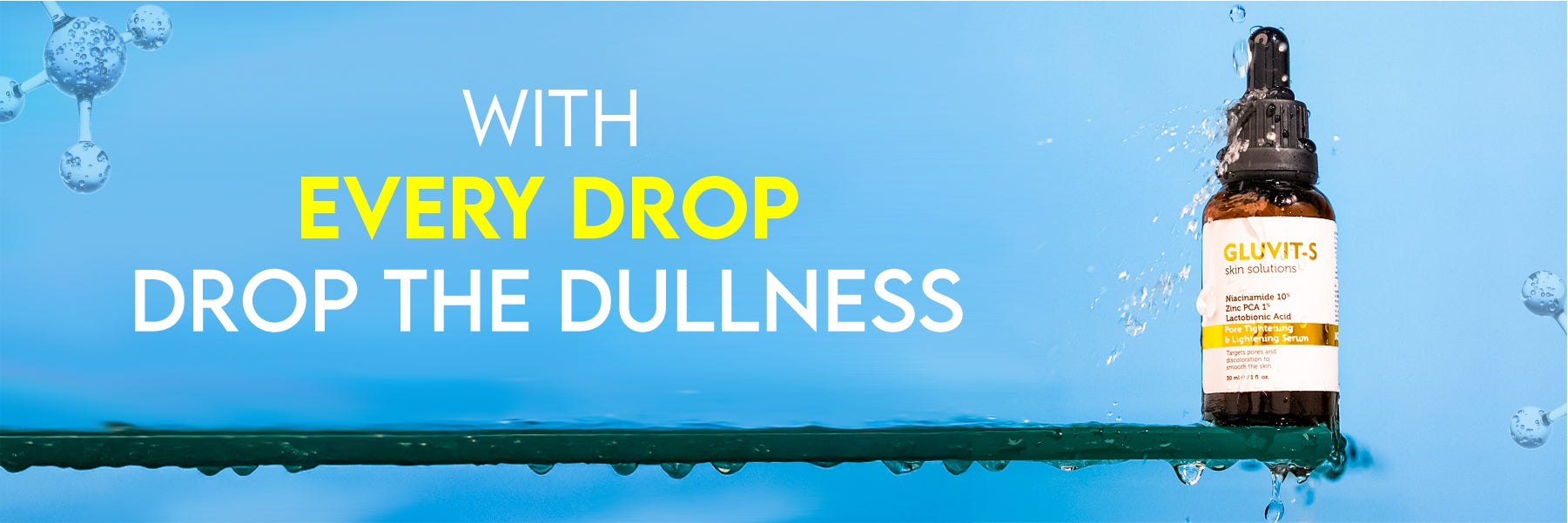 Gluvit-s Best skin care products in Pakistan - Desktop banner