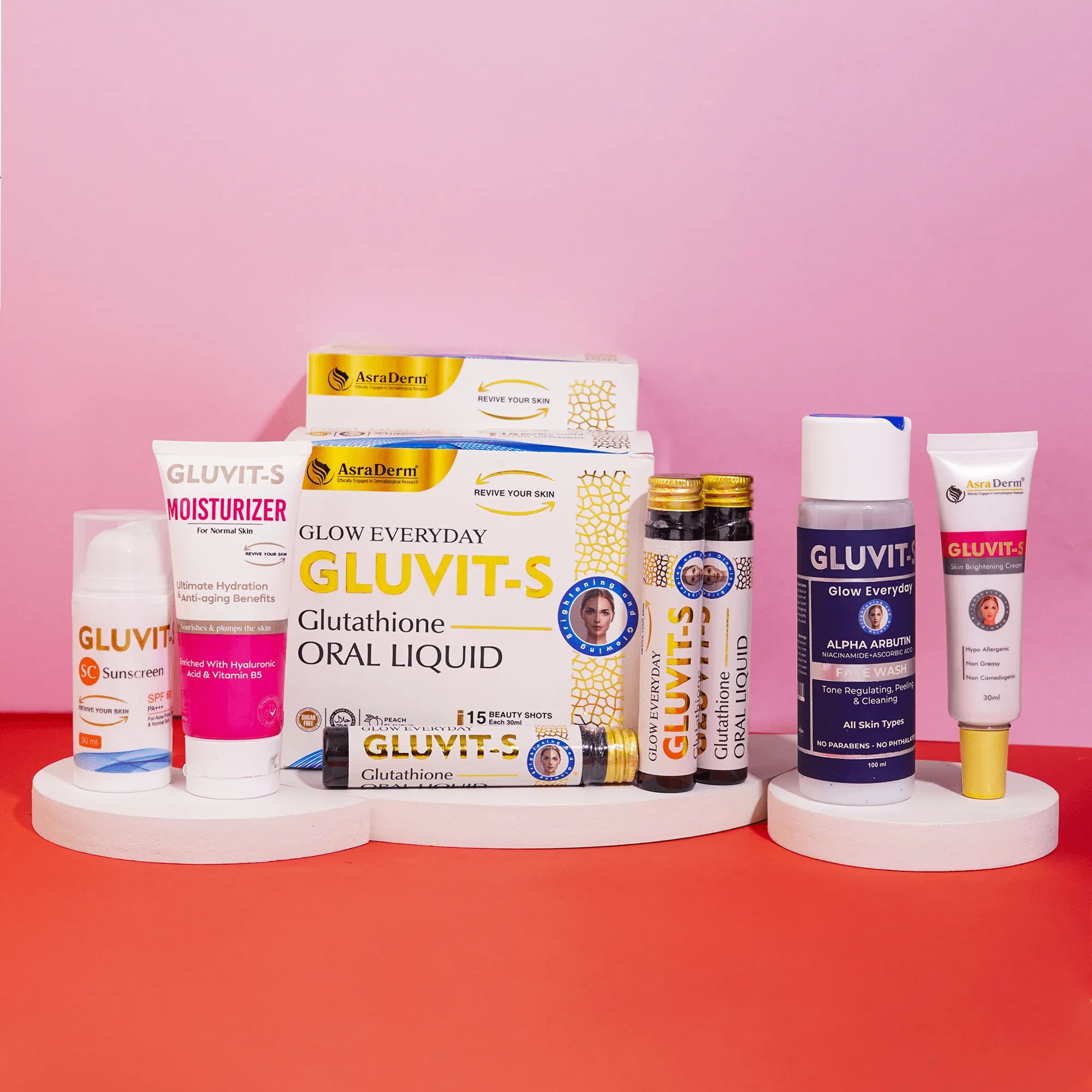 Gluvit-s Best Bridal Skincare Kit in Pakistan - 30 Days glowing skin challenge