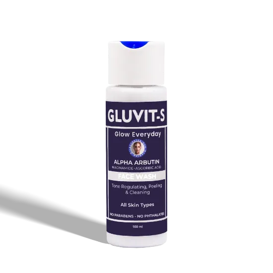 Gluvit-s Skin Whitening Face Wash Gel with Ascorbic Acid  | Best Vitamin C Face wash in Pakistan
