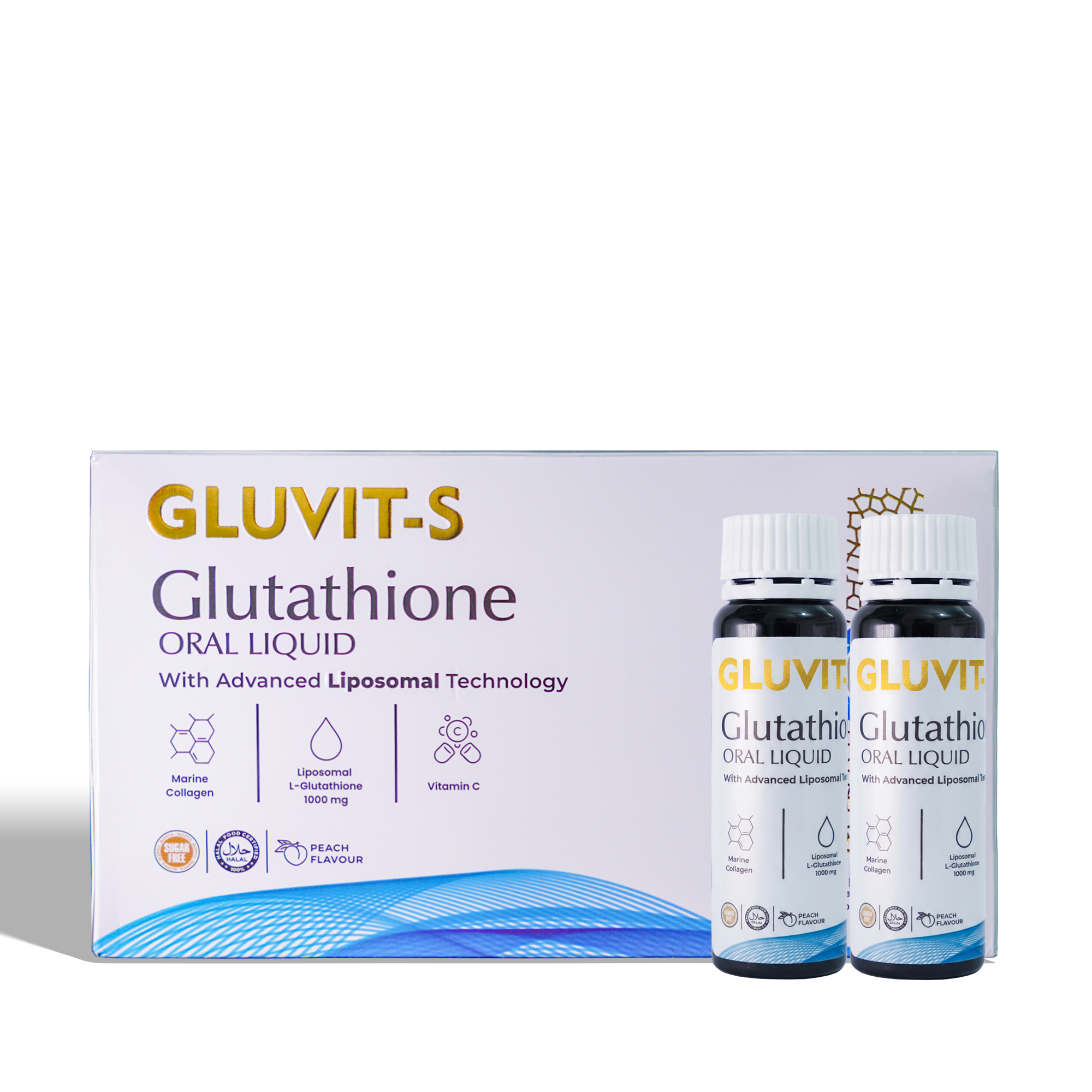 Gluvit-s Glutathione Oral Liquid | 15 Shots