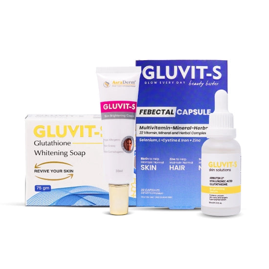 Gluvit-s Skin, Hair & Nail Care Bundle