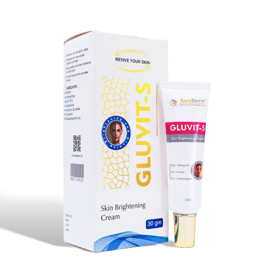 gluvit-s brightening cream closeup
