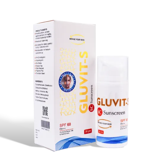 Gluvit-S Sunscreen SPF 60 product